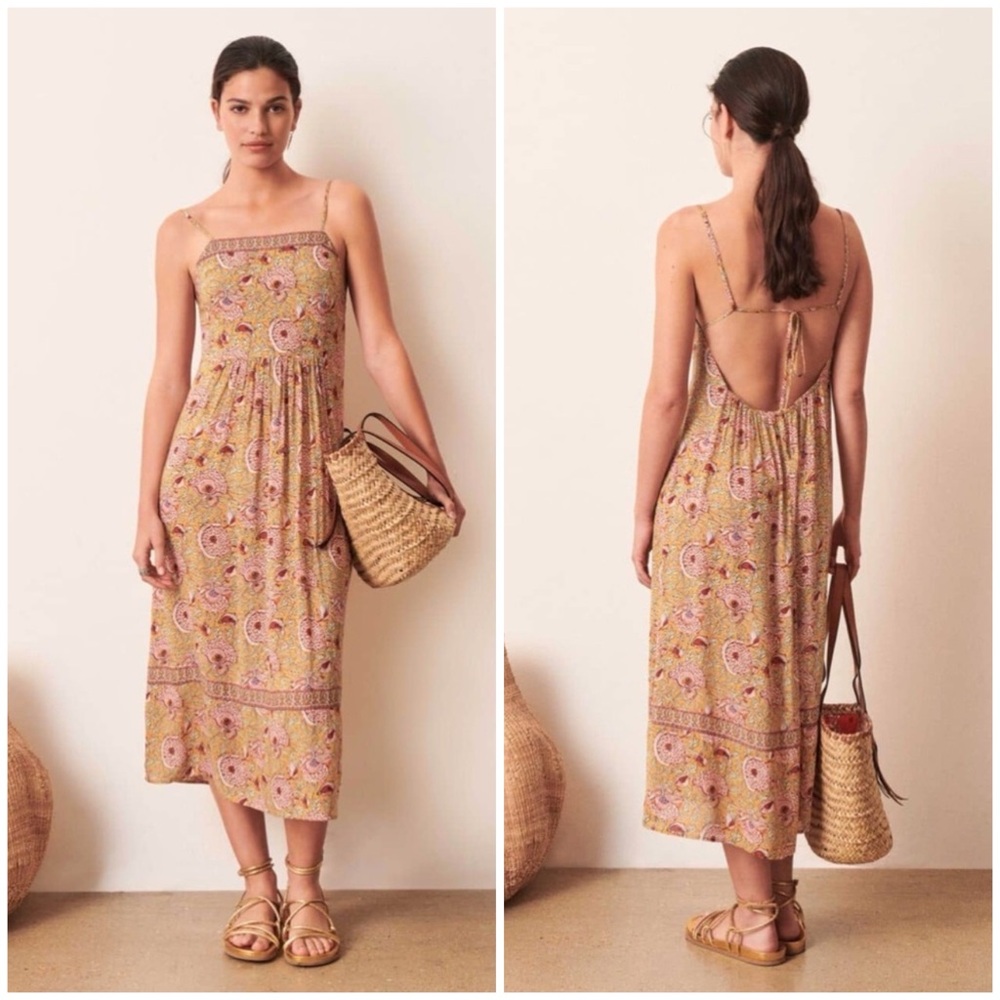 ba&sh ~ VALENTINE DRESS OCRE